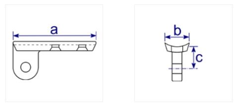 Diagram showing dimensions of DDA 751 Assist Saddle Fitting